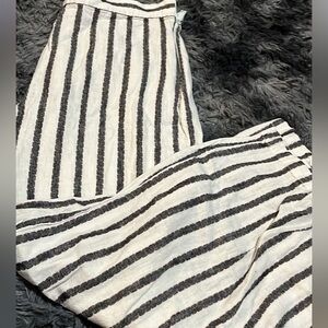 Striped Wide Leg Pants